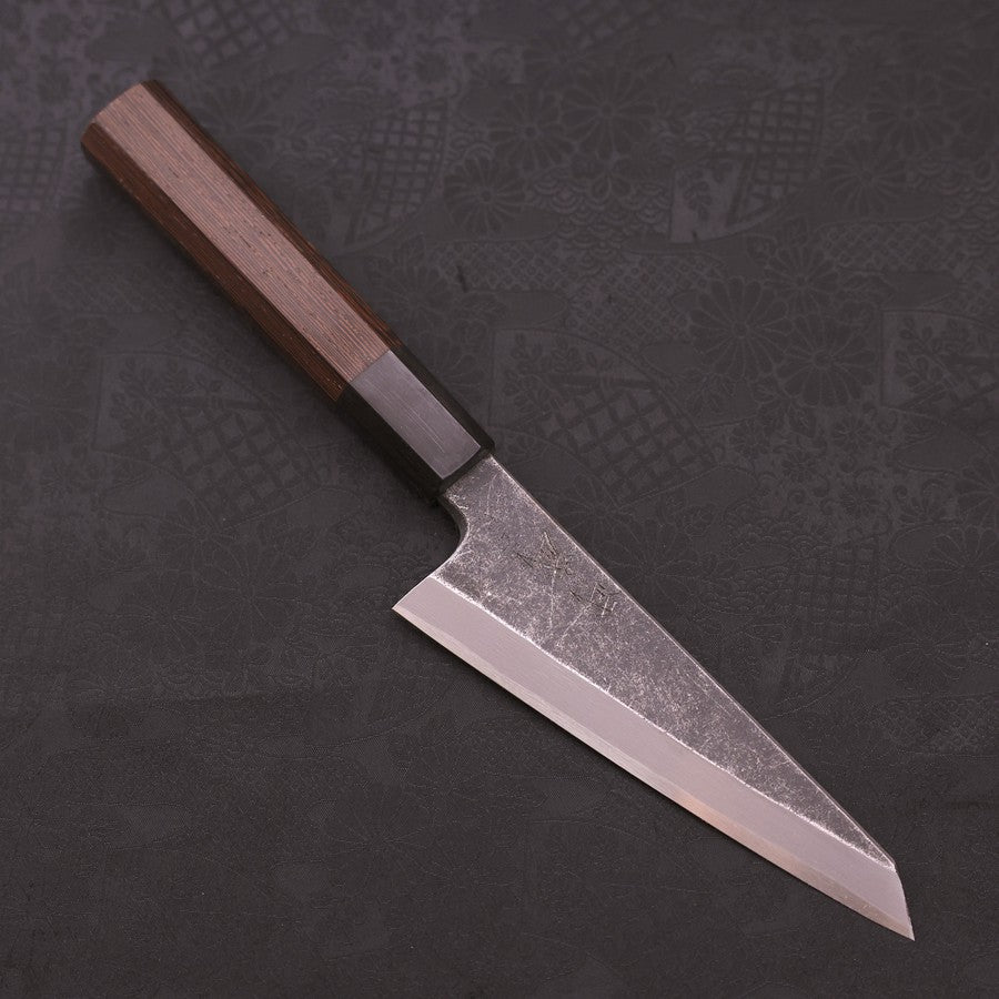 Honesuki Boning Knife Blue steel #2 Kurouchi Buffalo Wenge Handle 150mm-[Musashi]-[Japanese-Kitchen-Knives]