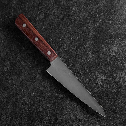 Honesuki Boning Knife SLD Western Brown Handle 150mm