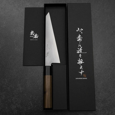 Honesuki Silver Steel #3 Bokashi Walnut Handle 170mm