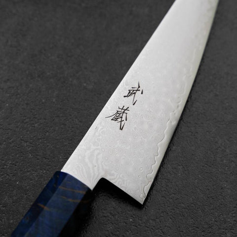 Honesuki VG-10 Damascus Blue Birch Handle 150mm