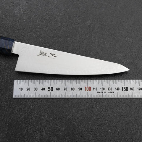 Honesuki VG-10 Damascus Blue Birch Handle 150mm