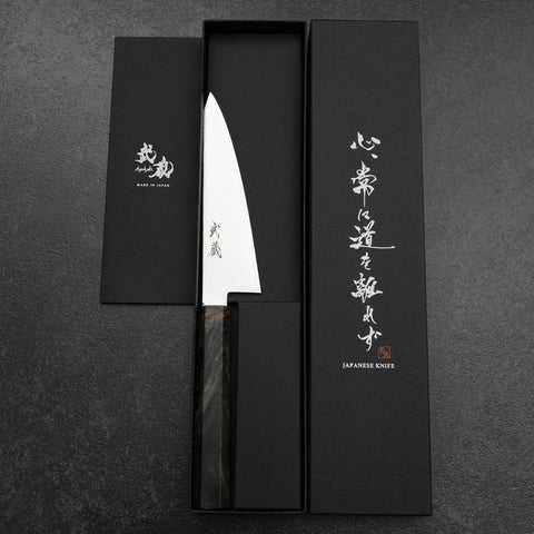 Honesuki VG-10 Damascus Gray Birch Handle 150mm