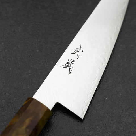 Honesuki VG-10 Damascus Yellow Birch Handle 150mm