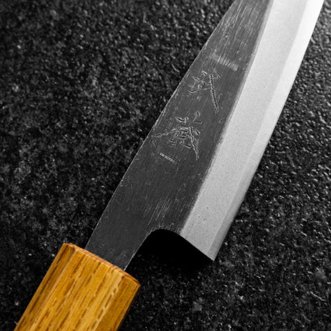 Kaisaki White Steel #2 Kurouchi Oak Handle 105mm (4.1”)