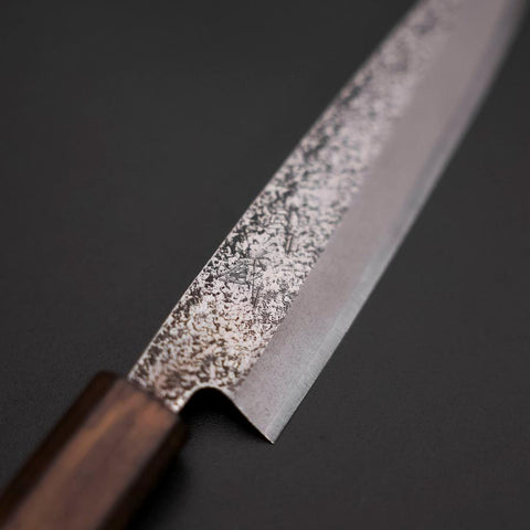 Kaisaki White Steel #2 Nashiji Sumi Urushi Handle 150mm