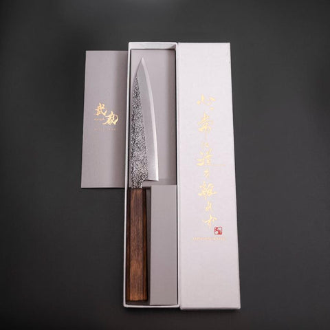 Kaisaki White Steel #2 Nashiji Sumi Urushi Handle 150mm