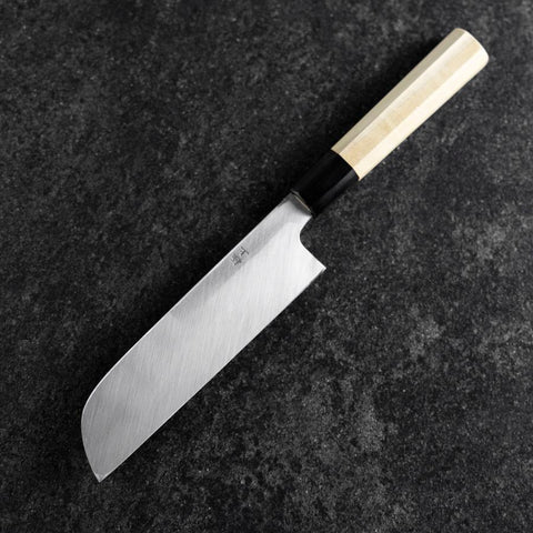 Kama Usuba White Steel #3 Kasumi Buffalo Magnolia Handle 165mm