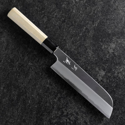 Kama Usuba White Steel #3 Kasumi Buffalo Magnolia Handle 165mm