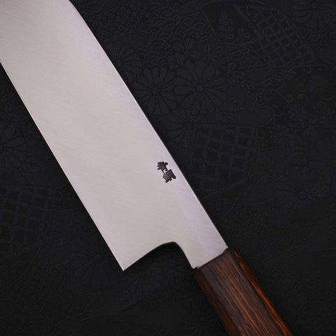 Kama Usuba(Kansai) Blue Steel #2 Kasumi Sumi Urushi Handle 180mm