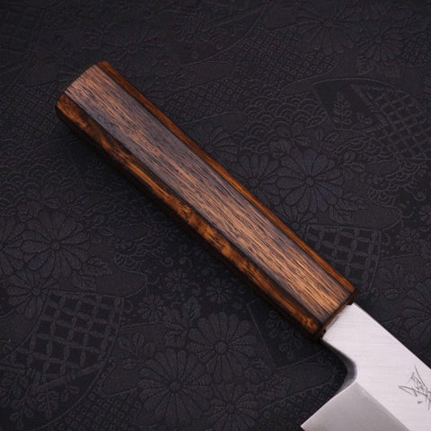 Kama Usuba(Kansai) Blue Steel #2 Kasumi Sumi Urushi Handle 180mm