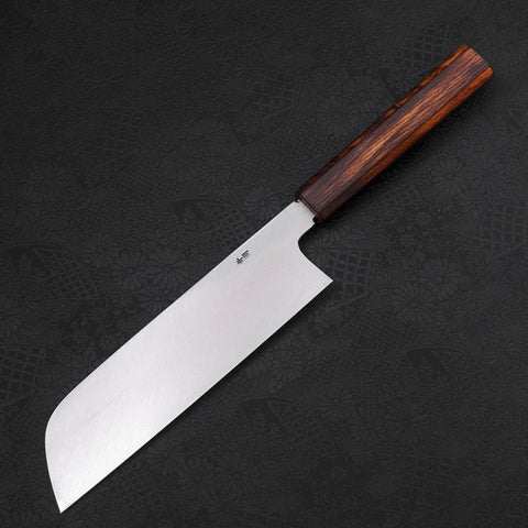 Kama Usuba(Kansai) Blue Steel #2 Kasumi Sumi Urushi Handle 210mm