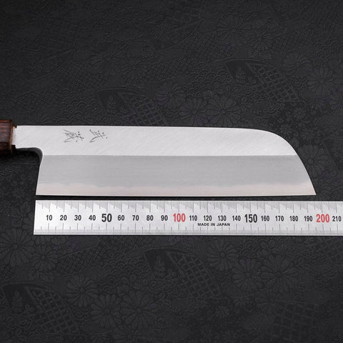 Kama Usuba(Kansai) Blue Steel #2 Kasumi Sumi Urushi Handle 210mm