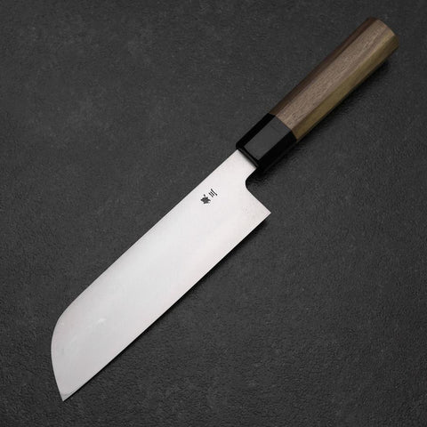 Kama Usuba(Kansai) Silver Steel #3 Kasumi Walnut Handle 170mm