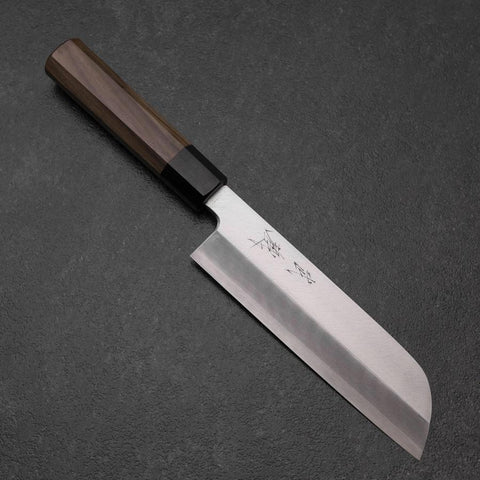 Kama Usuba(Kansai) Silver Steel #3 Kasumi Walnut Handle 170mm