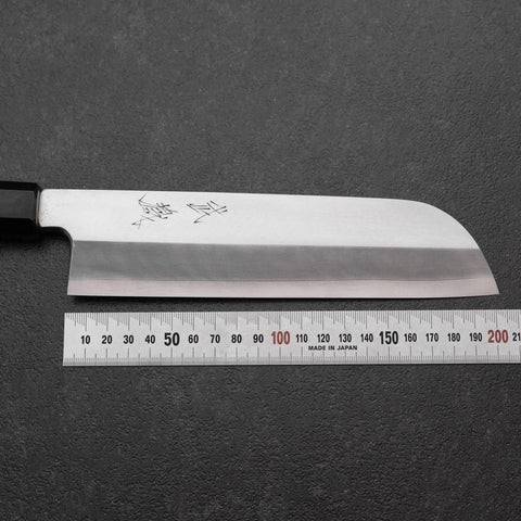 Kama Usuba(Kansai) Silver Steel #3 Kasumi Walnut Handle 200mm
