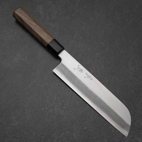 Kama Usuba(Kansai) Silver Steel #3 Kasumi Walnut Handle 200mm