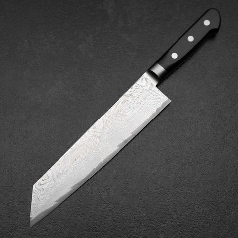 Kiritsuke AUS-10 Damascus Black Western Handle 210mm