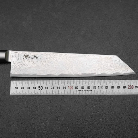 Kiritsuke AUS-10 Damascus Black Western Handle 210mm