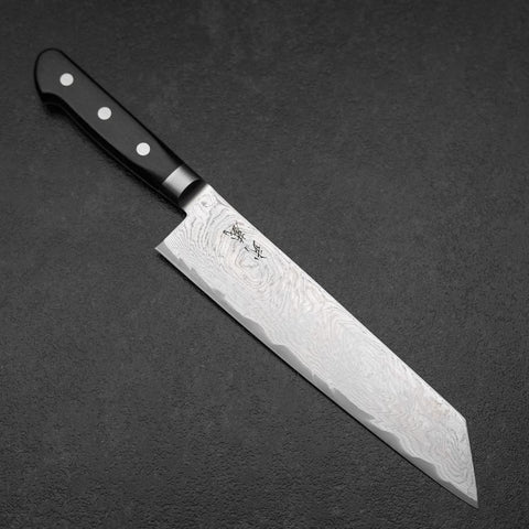 Kiritsuke AUS-10 Damascus Black Western Handle 210mm