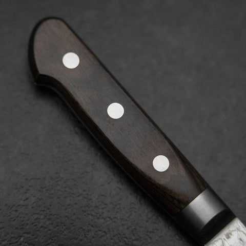Kiritsuke AUS-10 Damascus Brown Western Handle 210mm