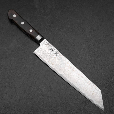 Kiritsuke AUS-10 Damascus Brown Western Handle 210mm