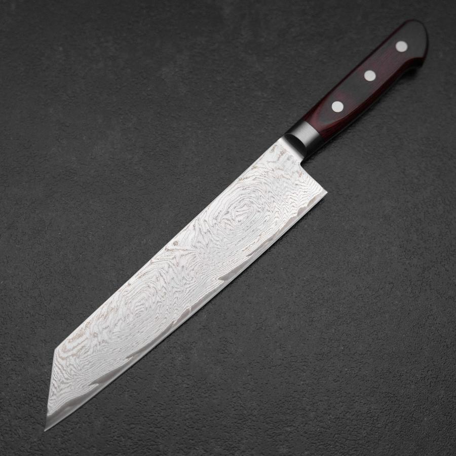 Kiritsuke AUS-10 Damasco Mango Occidental Rojo 210mm