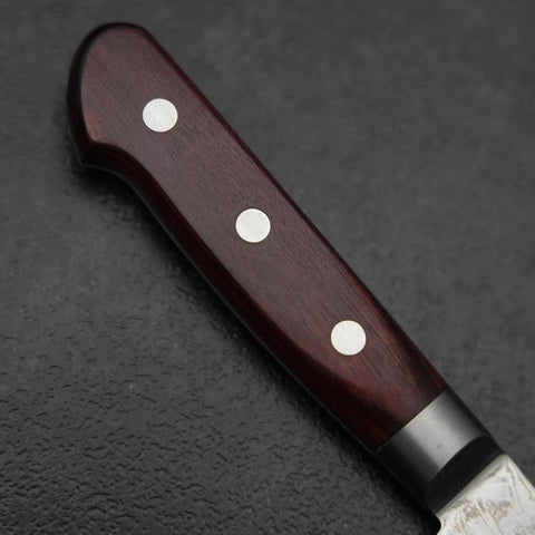 Kiritsuke AUS-10 Damascus Red Western Handle 210mm