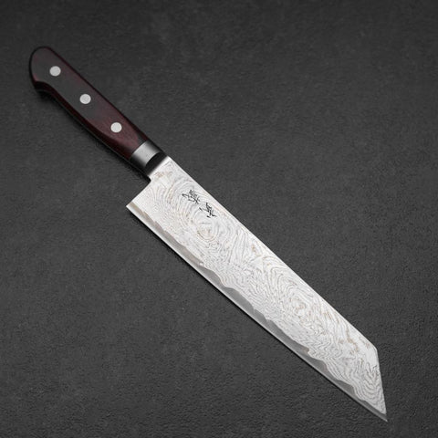 Kiritsuke AUS-10 Damascus Red Western Handle 210mm