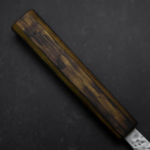 Kiritsuke AUS-10 Tsuchime Damascus Sumi Urushi Handle 210mm