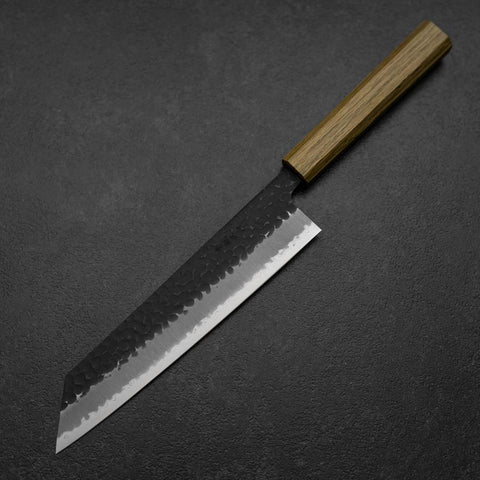Kiritsuke Blue Super Kurouchi Tsuchime Mango de Roble 210mm
