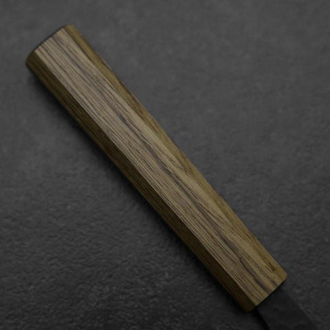Kiritsuke Blue Super Kurouchi Tsuchime Mango de Roble 210mm