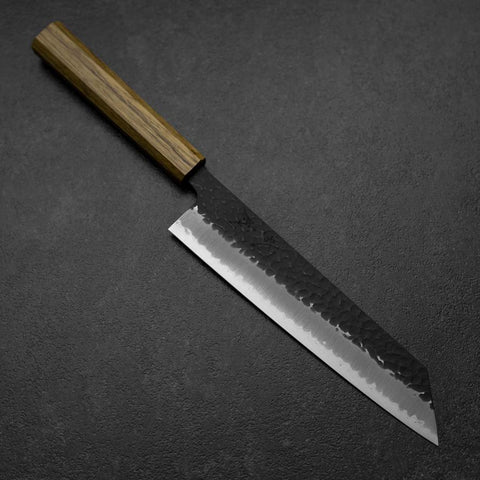 Kiritsuke Blue Super Kurouchi Tsuchime Mango de Roble 210mm