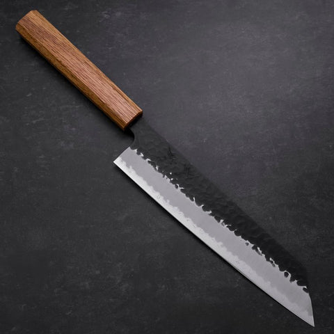 Kiritsuke Blue Super Kurouchi Tsuchime Oak Handle 210mm