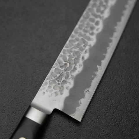 Kiritsuke Blue Super Tsuchime Black Western Handle 210mm