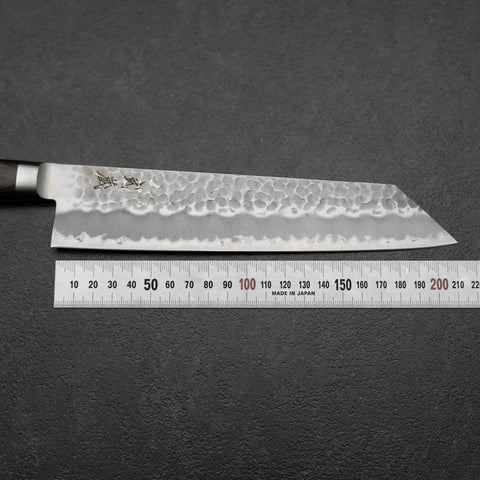 Kiritsuke Blue Super Tsuchime Brown Western Handle 210mm