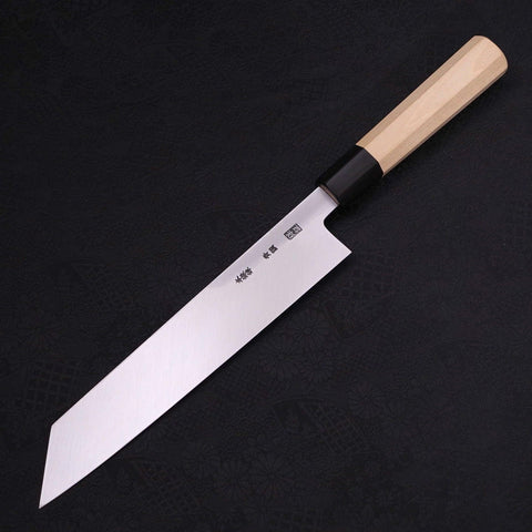 Kiritsuke Blue Steel #2 Kasumi Buffalo Magnolia Handle 240mm