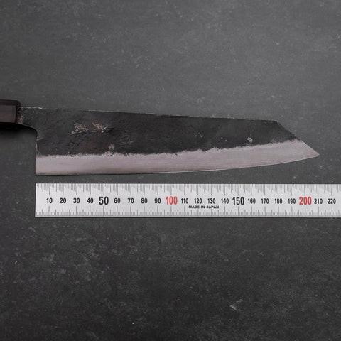 Kiritsuke Blue Steel #2 Kurouchi Ebony Handle 210mm