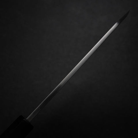 Kiritsuke Deba Silver Steel #3 Mirror Buffalo Ebony Handle 180mm