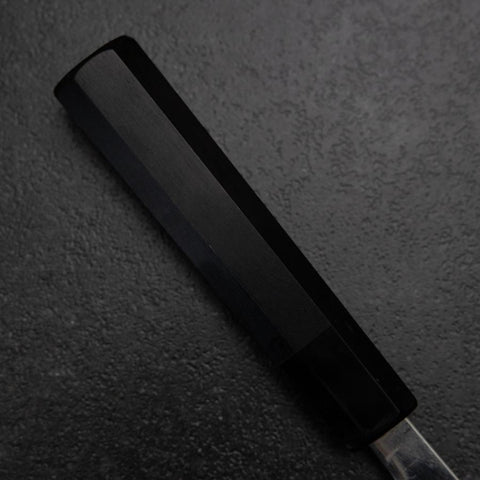 Kiritsuke Deba Silver Steel #3 Mirror Buffalo Ebony Handle 180mm