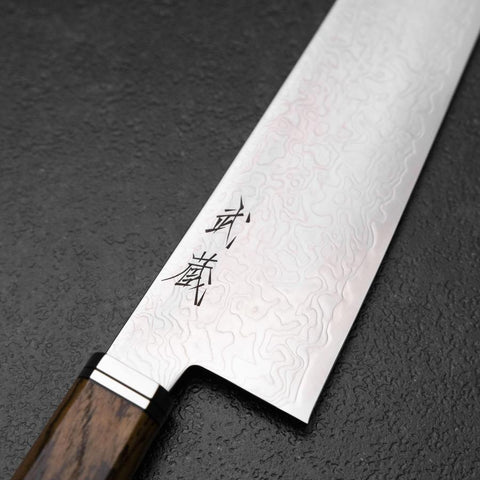 Kiritsuke Gyuto SG-2 Damascus Western Golden Ebony Handle 210mm
