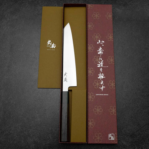 Kiritsuke Gyuto SLD Mirror Buffalo Walnut Handle 205mm