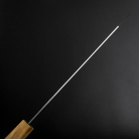 Kiritsuke Gyuto SLD Nickel Tsuchime Colored Damascus Olive Handle 210mm Limited Edition