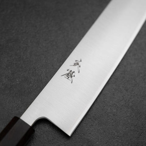 Kiritsuke Gyuto Silver Steel #3 Polished Walnut Handle 240mm