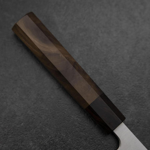 Kiritsuke Gyuto Silver Steel #3 Polished Walnut Handle 240mm