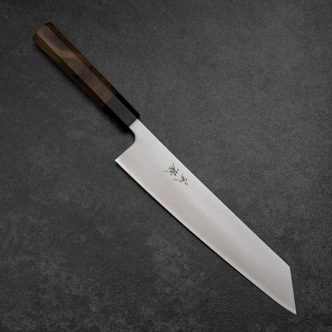 Kiritsuke Gyuto Silver Steel #3 Polished Walnut Handle 240mm