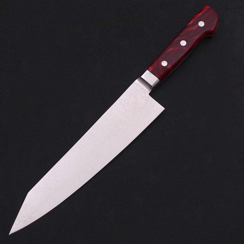 Kiritsuke Gyuto VG-10 Damascus Red Handle 210mm