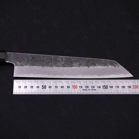 Kiritsuke Gyuto White Steel #2 Kurouchi Buffalo Magnolia Handle 200mm