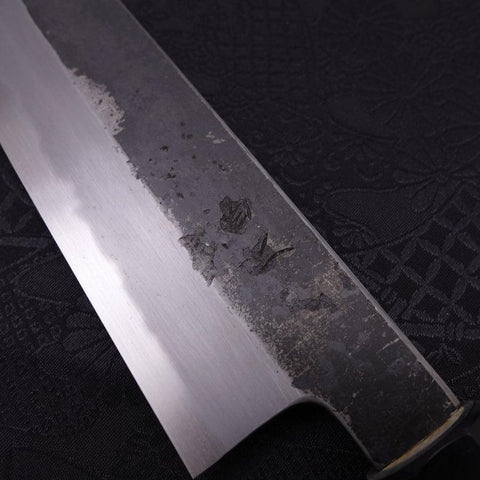 Kiritsuke Gyuto White Steel #2 Kurouchi Buffalo Magnolia Handle 230mm