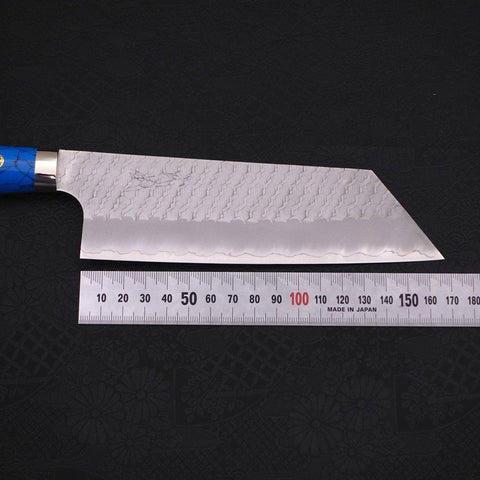 Kiritsuke Nakiri SG-2 Tsuchime Turquoise Blue Handle 170mm