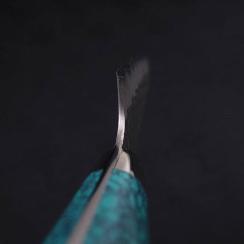 Kiritsuke Petty SG-2 Tsuchime Turquoise Green Handle 150mm